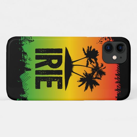 Tropische palmbomen en zonsondergang Jamaicaanse I Case-Mate iPhone Case (Achterkant (horizontaal))