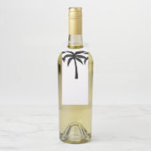 Tropische palmbomen flessenhanger (Op fles)