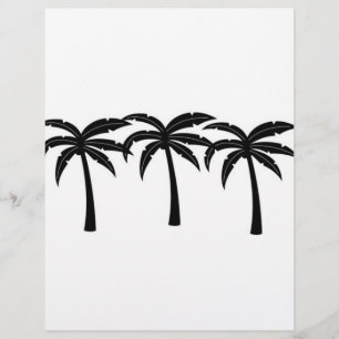 Tropische palmbomen flyer