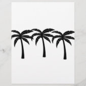 Tropische palmbomen flyer (Achterkant)