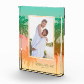 Tropische palmbomen, gepersonaliseerd fotoblokken (Rechts)