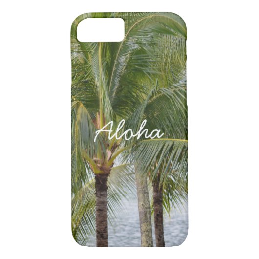 Tropische palmbomen in Hawaii Case-Mate iPhone Case (Achterkant)