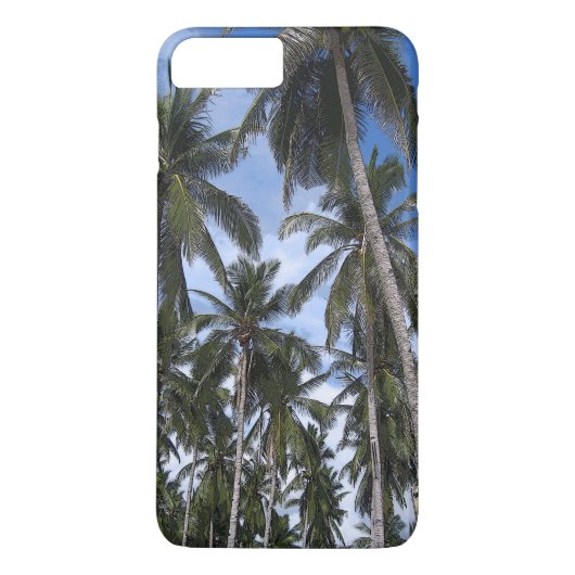 Tropische palmbomen in kleur Case-Mate iPhone case (Achterkant)