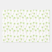 Tropische palmbomen inpakpapier vel (Voorkant 3)