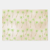 Tropische palmbomen inpakpapier vel (Voorkant 2)