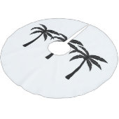 Tropische palmbomen kerstboom rok (Gekanteld)