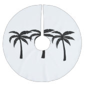 Tropische palmbomen kerstboom rok (Voorkant)