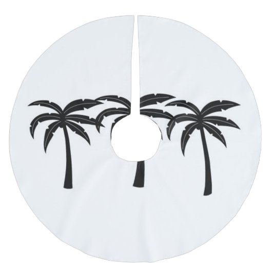 Tropische palmbomen kerstboom rok (Voorkant)