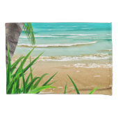 Tropische palmbomen kussensloop (Voorkant)