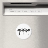Tropische palmbomen magneet (Insitu (Vaatwasser))