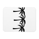 Tropische palmbomen magneet (Horizontaal)