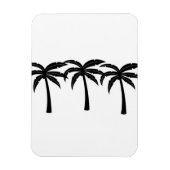 Tropische palmbomen magneet (Verticaal)