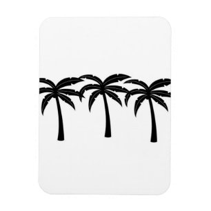 Tropische palmbomen magneet
