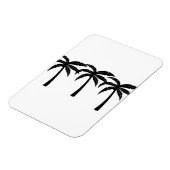 Tropische palmbomen magneet (Linkerzijde)