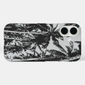 tropische palmbomen met silhouet Case-Mate iPhone case (Achterkant (horizontaal))