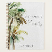 Tropische palmbomen Modern Planner (Voorkant)