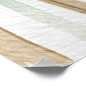 Tropische palmbomen moderne bruiloft poster (Hoek)