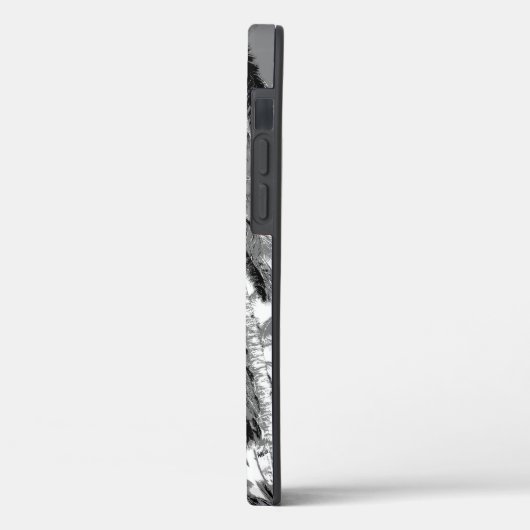 Tropische palmbomen Monochrome vormgeving Case-Mate iPhone Case (Achterkant / Links)