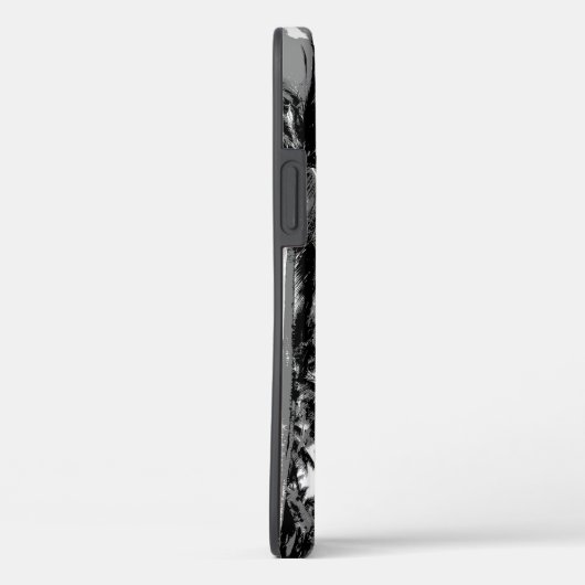 Tropische palmbomen Monochrome vormgeving Case-Mate iPhone Case (Achterkant / Rechts)