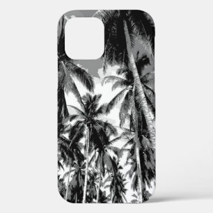Tropische palmbomen Monochrome vormgeving Case-Mate iPhone Case