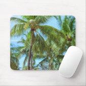 Tropische palmbomen | Mousepad Muismat (Met muis)