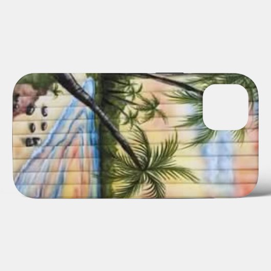 TROPISCHE PALMBOMEN NAAR BLINDEN Case-Mate iPhone CASE (Achterkant (horizontaal))