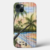 TROPISCHE PALMBOMEN NAAR BLINDEN Case-Mate iPhone CASE (Achterkant)
