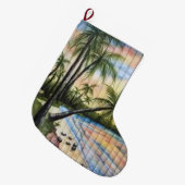 TROPISCHE PALMBOMEN NAAR BLINDEN GROTE KERSTSOK (Voorkant (Hangend))