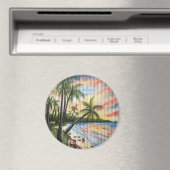 TROPISCHE PALMBOMEN NAAR BLINDEN MAGNEET (Insitu (Vaatwasser))