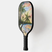 TROPISCHE PALMBOMEN NAAR BLINDEN PICKLEBALL PADDLE (Links)