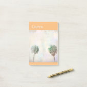 tropische palmbomen natuur kunst personaliseren aa post-it® notes (Op bureau)