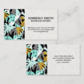 Tropische palmbomen | Natuurlijke Visitekaartje (Voorkant / Achterkant)