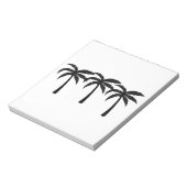 Tropische palmbomen notitieblok (Linkerzijde)