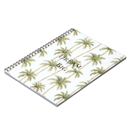 Tropische palmbomen notitieboek (Linkerzijde)