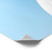 Tropische palmbomen onder blauwe hemelfotografie poster (Hoek)