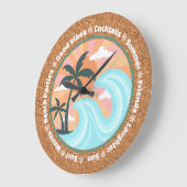 Tropische palmbomen op het eiland Hawaiian op de z Grote Klok (Hoek)