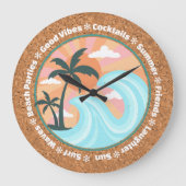 Tropische palmbomen op het eiland Hawaiian op de z Grote Klok (Voorkant)