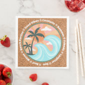 Tropische palmbomen op het eiland Hawaiian op de z Servet (Insitu)