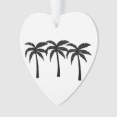 Tropische palmbomen ornament (voorkant)