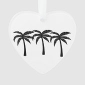 Tropische palmbomen ornament (voorkant)