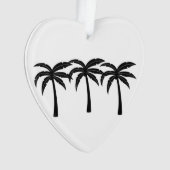 Tropische palmbomen ornament (voorkant)