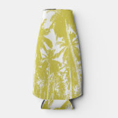 Tropische palmbomen patroon op een flesjeskoeler (Voorkant)