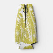 Tropische palmbomen patroon op een flesjeskoeler (Achterkant)