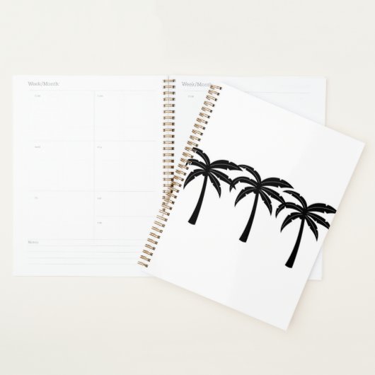 Tropische palmbomen planner (Display)