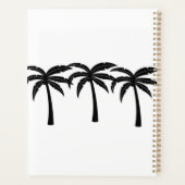 Tropische palmbomen planner (Achterkant)
