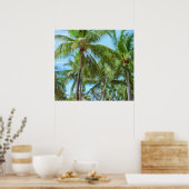 Tropische palmbomen | POSTER (Keuken)