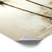 Tropische palmbomen, Poster voor strandwand (Hoek)