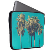 Tropische palmbomen retro sfeer laptop sleeve (Voorkant Rechts)