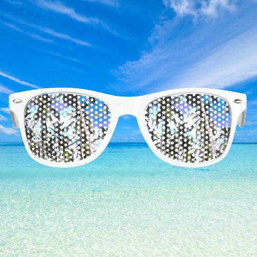 Tropische palmbomen Retro zonnebrillen