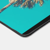 Tropische palmbomen retromonogram bureaumat (Hoek)